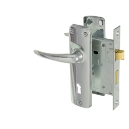 M3G25 - 4 Lever Lockset Chrome Plated